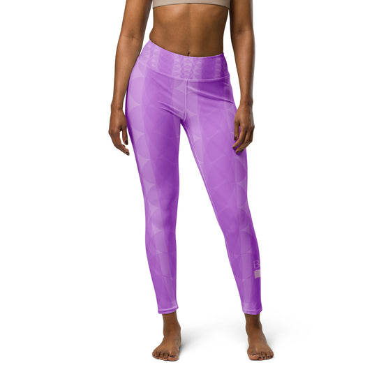 Lavender Soft Circles BeSculpt Women Yoga Leggings