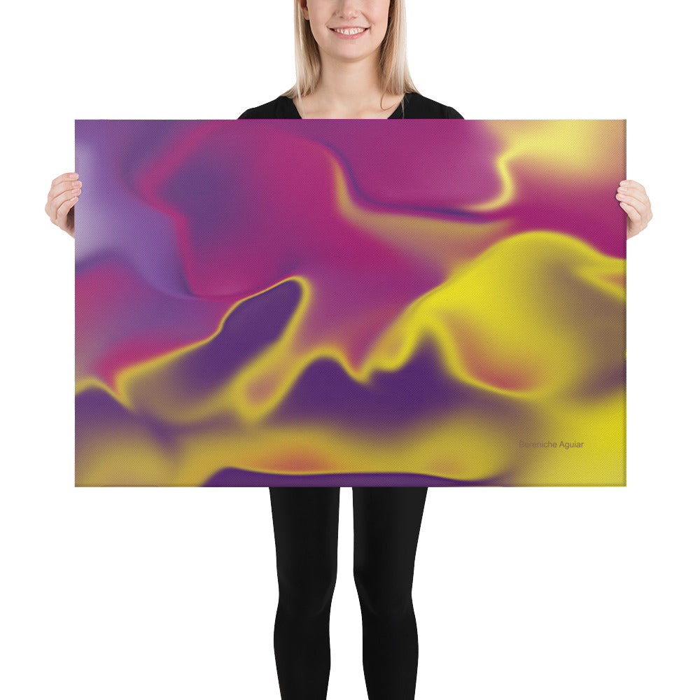 Primeval Kind BeSculpt Abstract Wall Art on Canvas