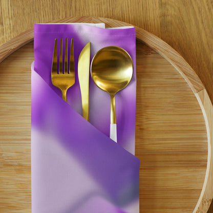 Ribbons Purple BeSculpt Cloth Napkin Set of 4