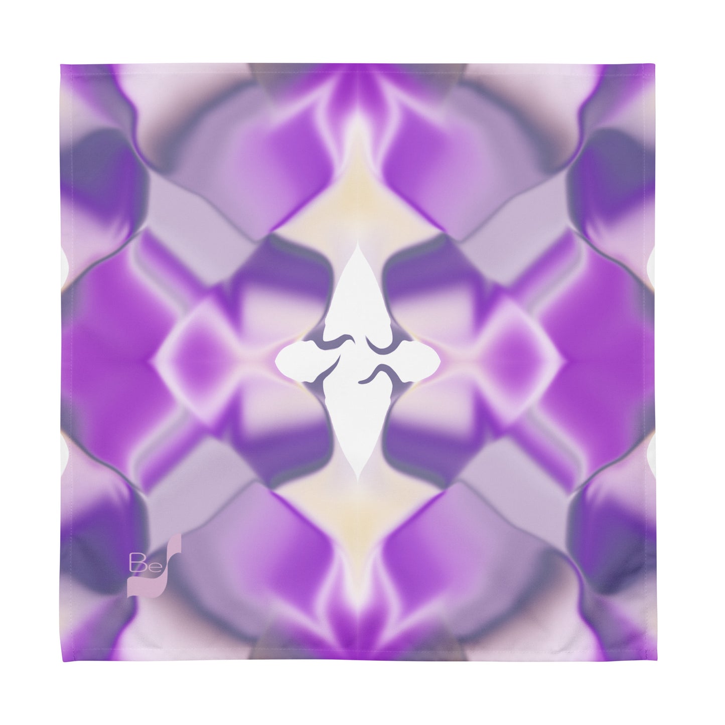 Ribbons Purple BeSculpt Kaleidoscope Cloth Napkin Set of 4