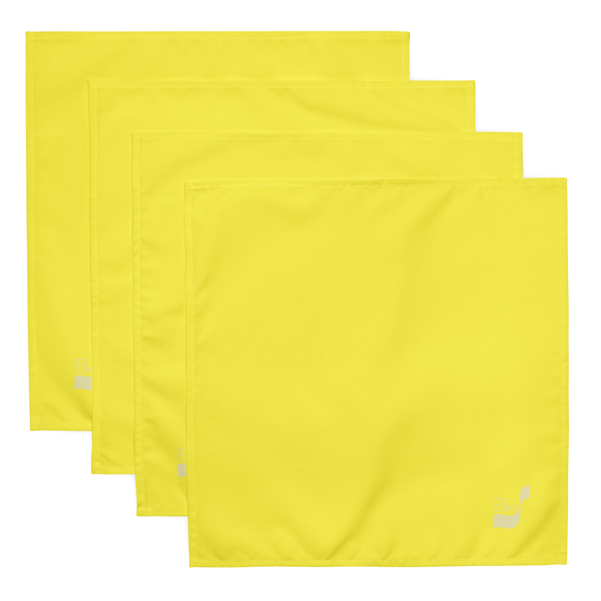 Yellow BeSculpt Cloth Napkin Set of 4
