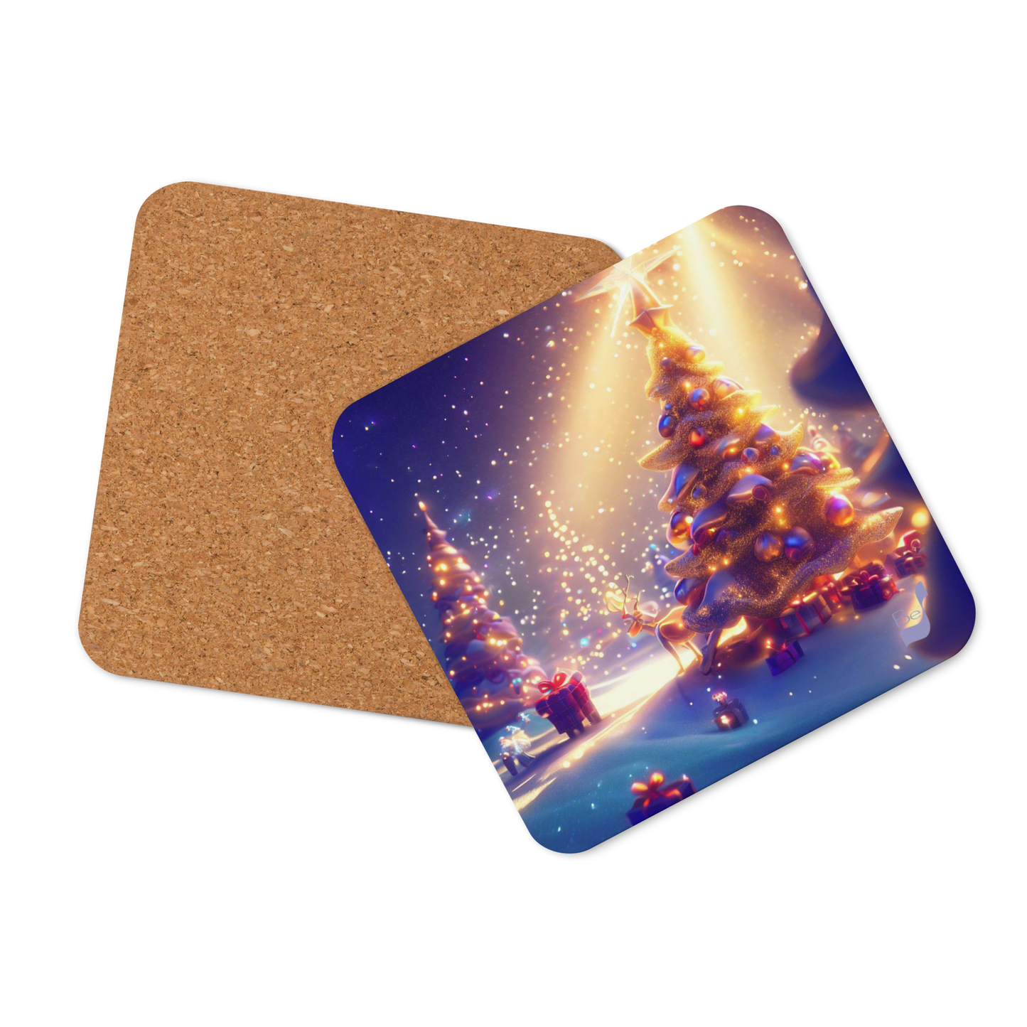 Sparkle BeSculpt Cork-back Coaster