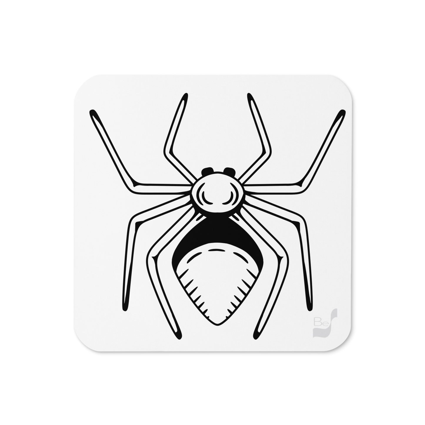 Spider BeSculpt Art Cork-back Coaster