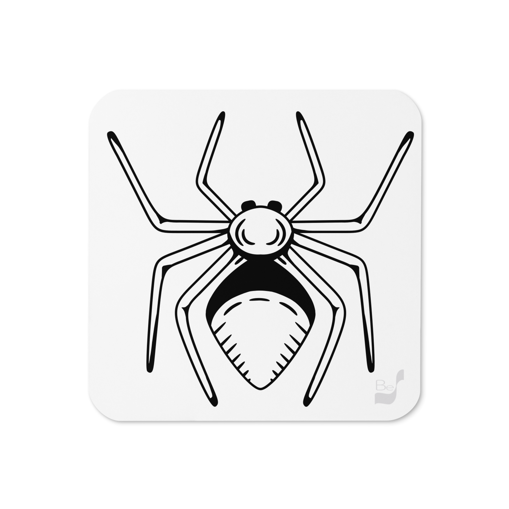 Spider BeSculpt Art Cork-back Coaster