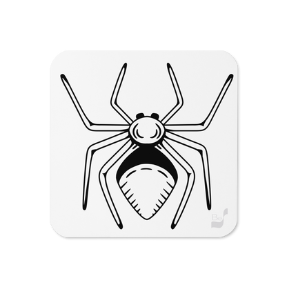 Spider BeSculpt Art Cork-back Coaster