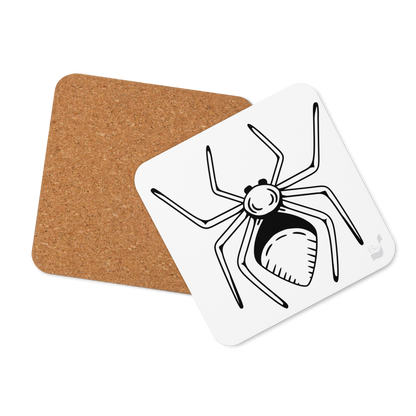 Spider BeSculpt Cork-back Coaster