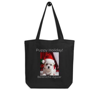 Puppy Holiday BeSculpt Eco Tote Bag