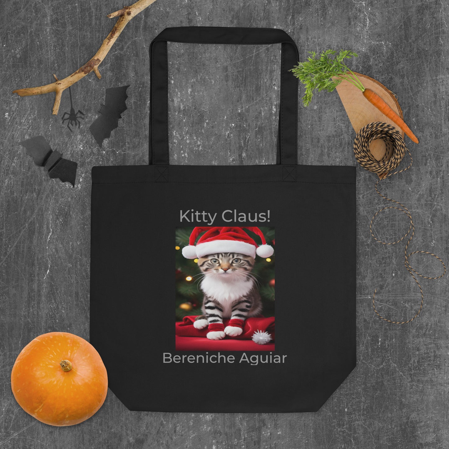 Kitty Claus BeSculpt Eco Tote Bag