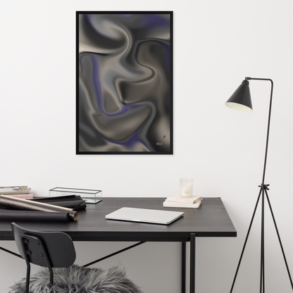 Silhouette BeSculpt Abstract Art Framed