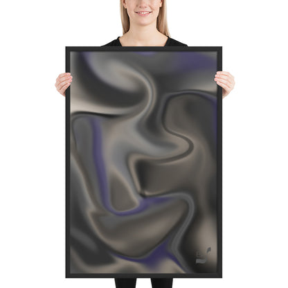 Silhouette BeSculpt Abstract Wall Art Framed