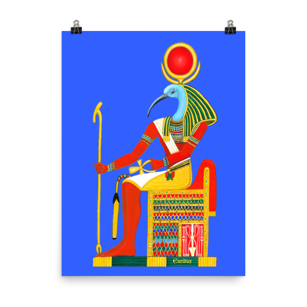 God Thoth 2 BeSculpt Giclée Paper