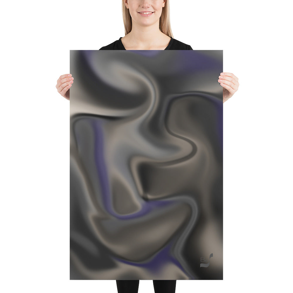 Silhouette BeSculpt Abstract Wall Art Print