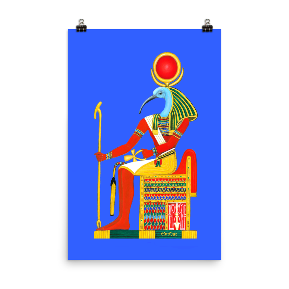 God Thoth 2 BeSculpt Giclée Paper