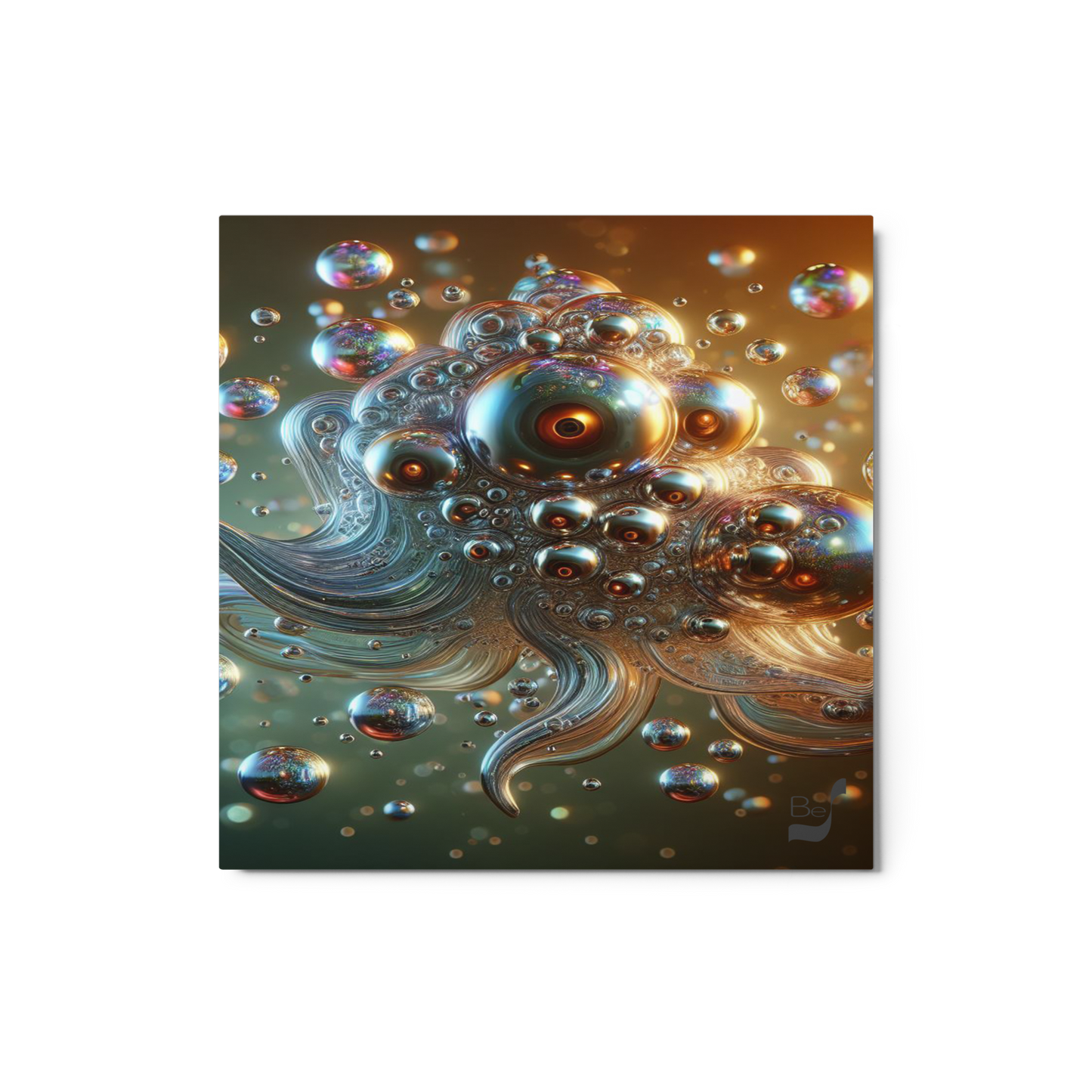 Bubbles of Astral Highways BeSculpt Metal Cosmic Fantasy Art