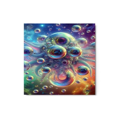 Bubbles of Cosmic Emanation BeSculpt Metal Cosmic Fantasy Art