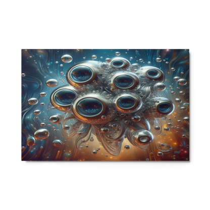 Bubbles of Cosmic Summons BeSculpt Metal Cosmic Fantasy Art