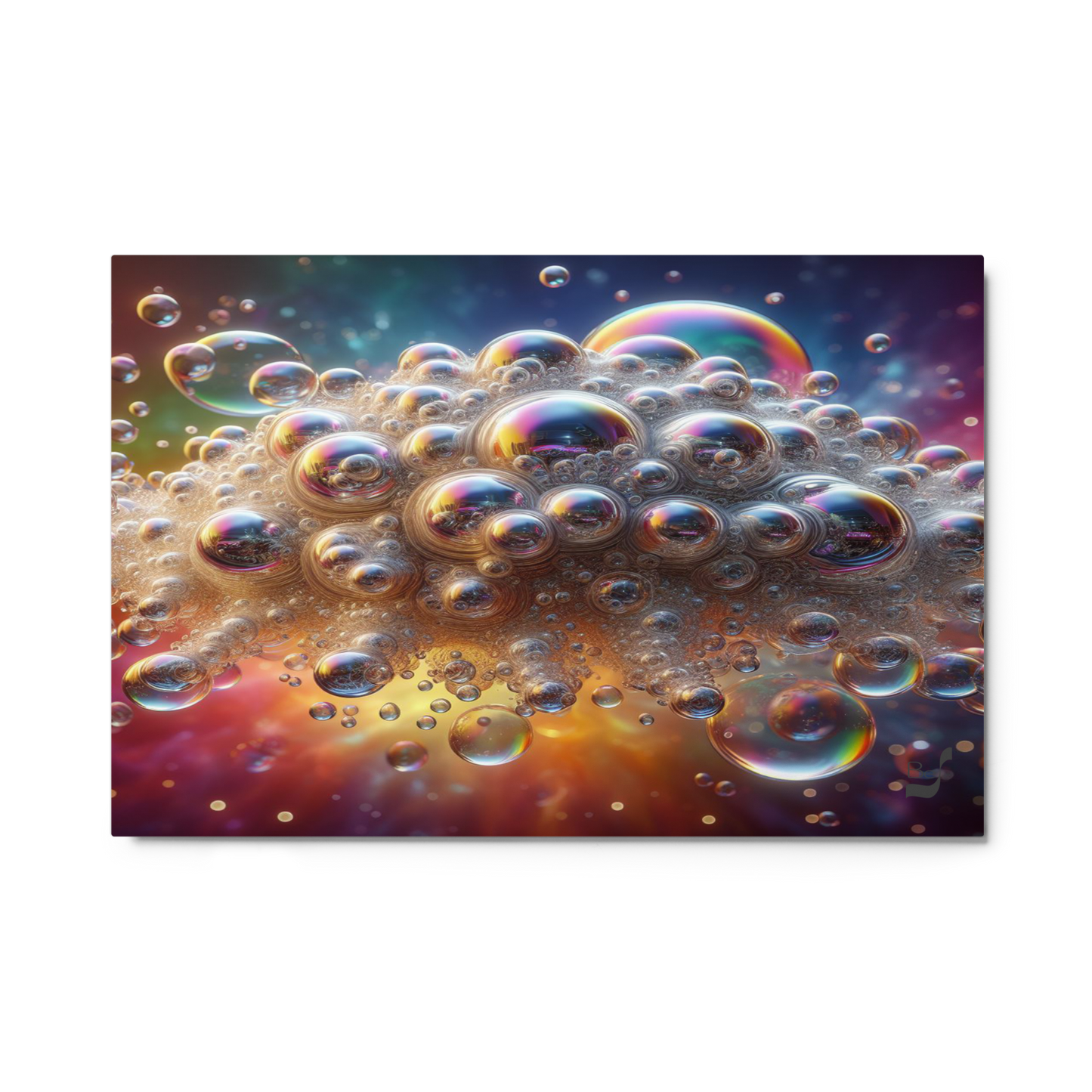 Bubbles of Ethereal Cluster BeSculpt Metal Cosmic Fantasy Art