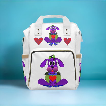 Love Pup 1 Purple BeSculpt Kids Multifunctional Diaper Backpack