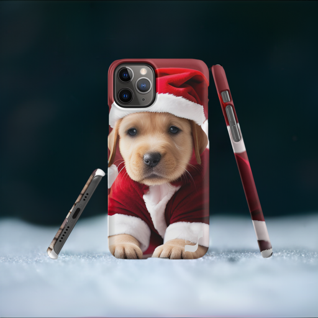 Snowy Pup BeSculpt Snap Case for iPhone®