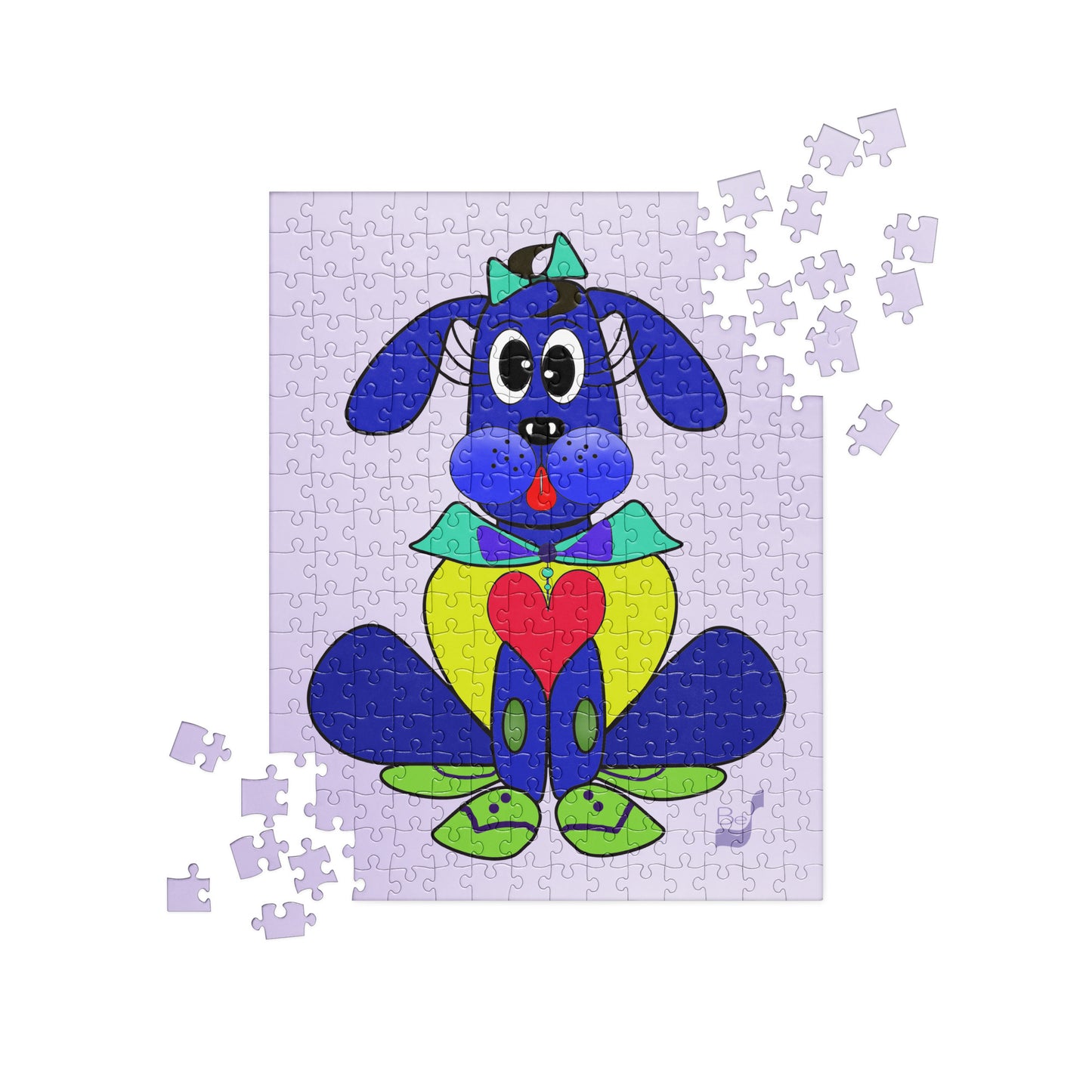 Love Pup 2 Blue BeSculpt Kids Jigsaw Puzzle 252/520 Pieces for Big/Young Kids