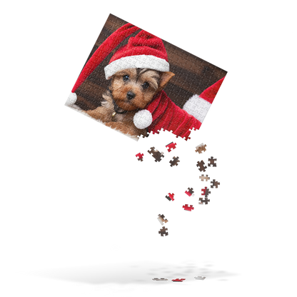 Yuletide Yorkie Santa BeSculpt Jigsaw Puzzle