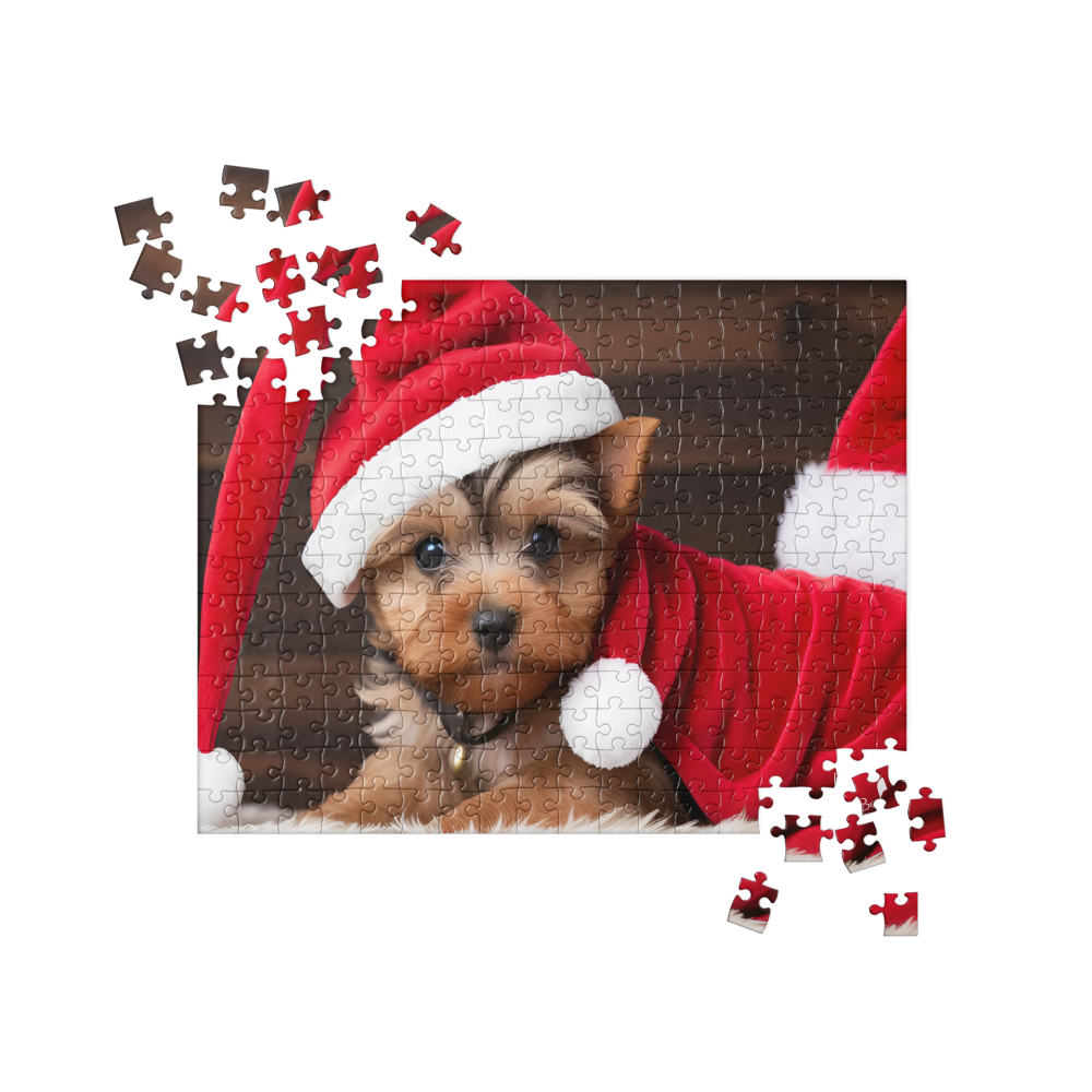 Yuletide Yorkie Santa BeSculpt Jigsaw Puzzle