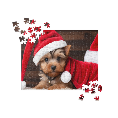 Yuletide Yorkie Santa BeSculpt Jigsaw Puzzle