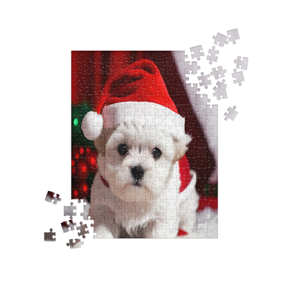 Puppy Holiday BeSculpt Photographic Art Jigsaw Puzzle 252/520 Pieces