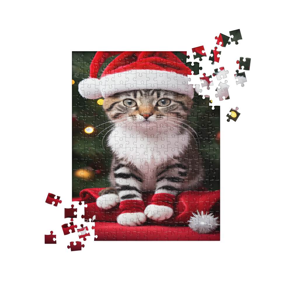 Kitty Claus BeSculpt Photographic Art Jigsaw Puzzle 252/520 Pieces