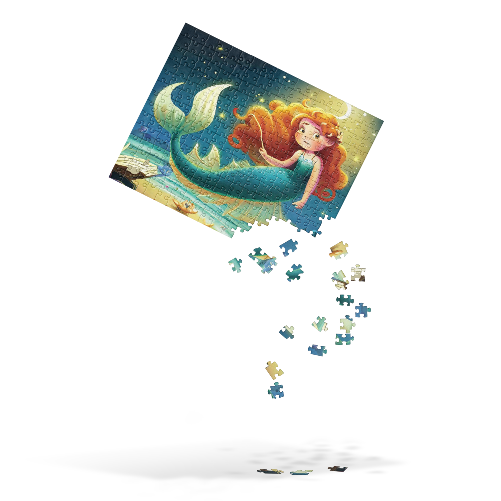 Luly Swimming as a Mermaid BeSculpt Jigsaw Puzzle