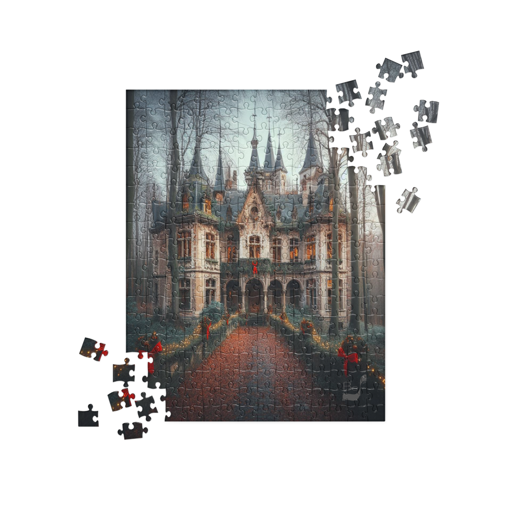 Holiday Season BeSculpt Holiday Illustration Art Jigsaw Puzzle - Exclusive Winter Puzzle