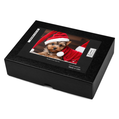 Yuletide Yorkie Santa BeSculpt Photographic Art Jigsaw Puzzle 252/520 Pieces