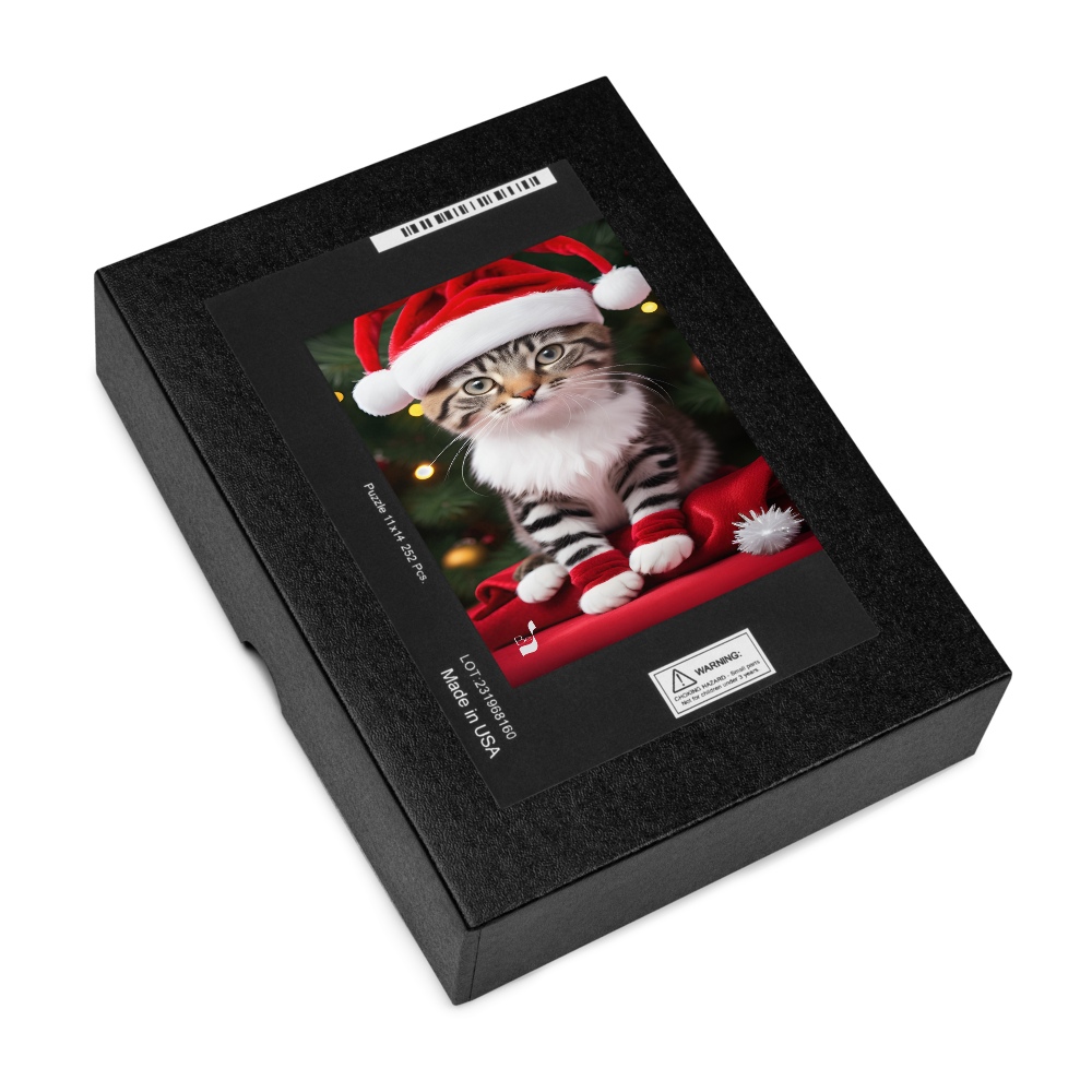 Kitty Claus BeSculpt Photographic Art Jigsaw Puzzle 252/520 Pieces