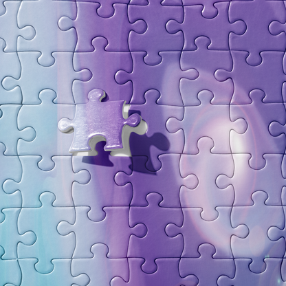 Hidden Reservoir Abstract Art BeSculpt Kids Jigsaw Puzzle # 3 Image 252/520 Pieces