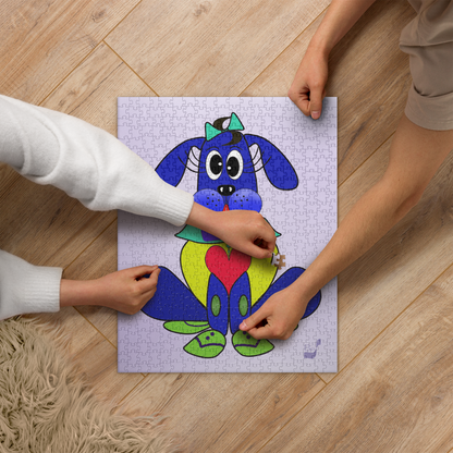 Love Pup 2 Blue BeSculpt Kids Jigsaw Puzzle 252/520 Pieces for Big/Young Kids