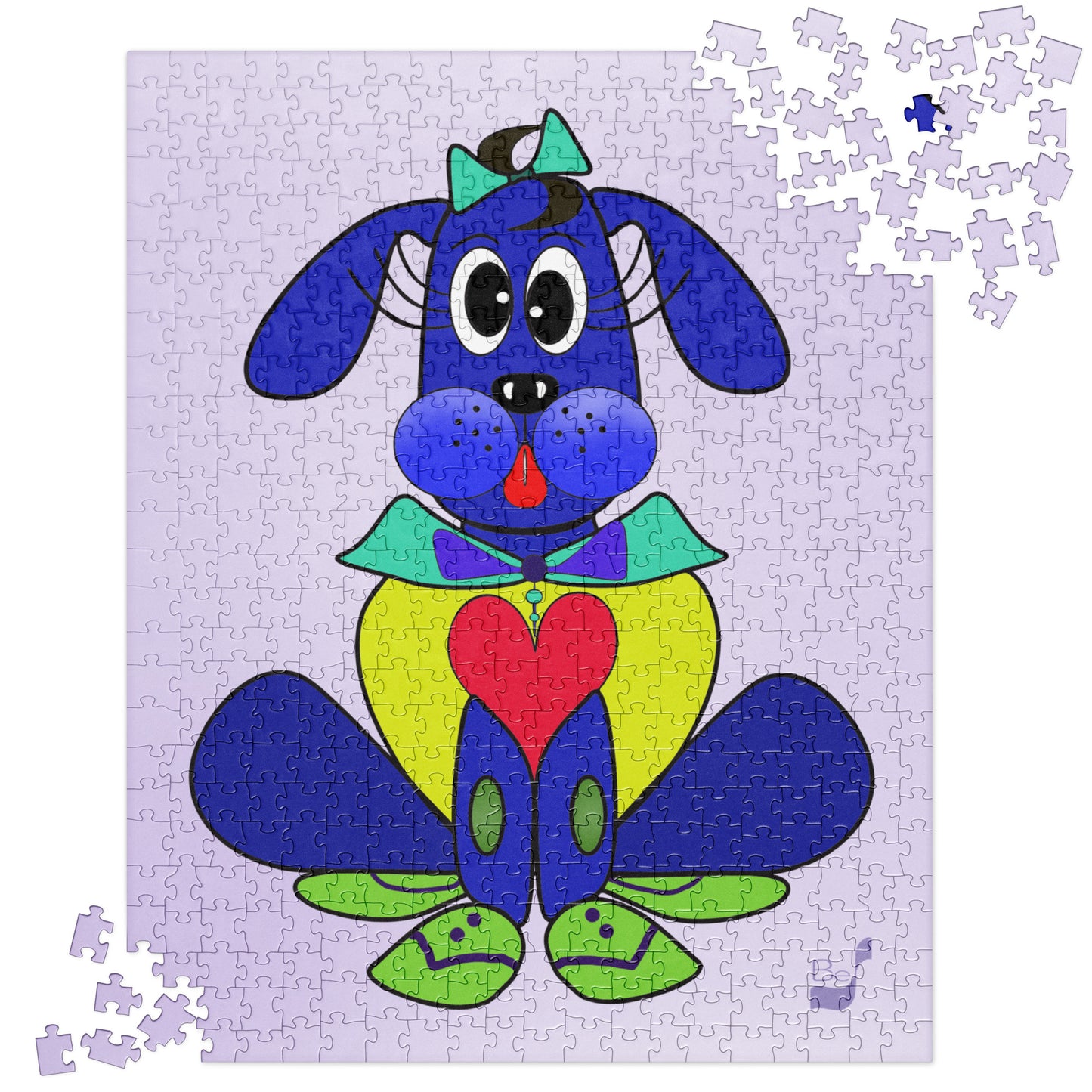 Love Pup 2 Blue BeSculpt Kids Jigsaw Puzzle 252/520 Pieces for Big/Young Kids