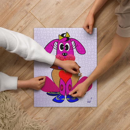 Love Pup 4 Hot Pink BeSculpt Kids Jigsaw Puzzle 252/520 Pieces for Big/Young Kids