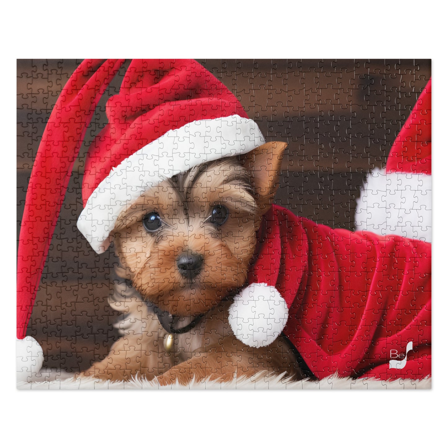 Yuletide Yorkie Santa BeSculpt Jigsaw Puzzle