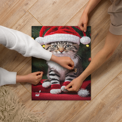 Kitty Claus BeSculpt Photographic Art Jigsaw Puzzle 252/520 Pieces