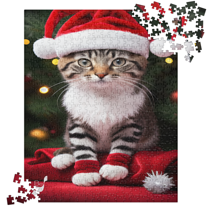 Kitty Claus BeSculpt Photographic Art Jigsaw Puzzle 252/520 Pieces