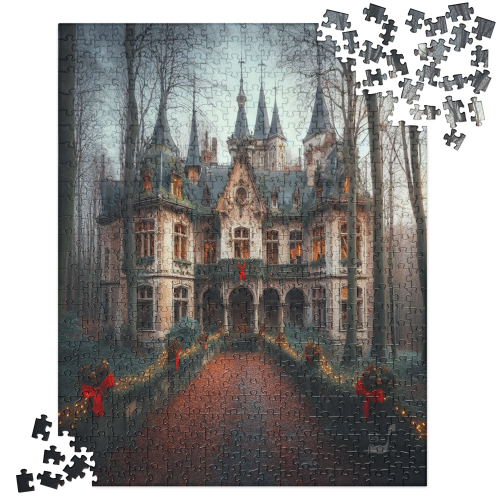 Holiday Season BeSculpt Holiday Illustration Art Jigsaw Puzzle - Exclusive Winter Puzzle