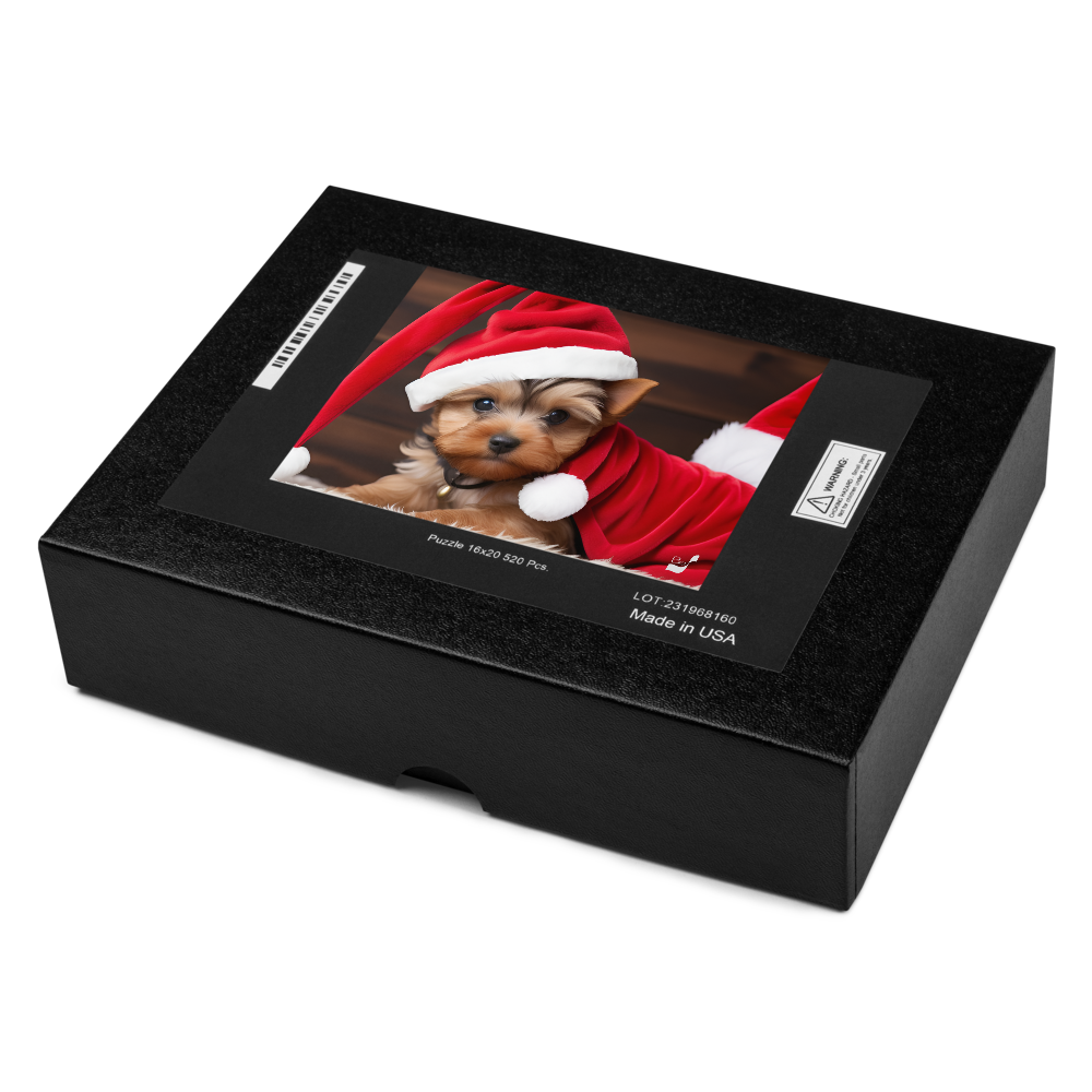 Yuletide Yorkie Santa BeSculpt Jigsaw Puzzle