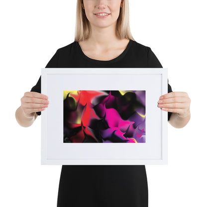 Sway BeSculpt Abstract Art with Matboard Framed