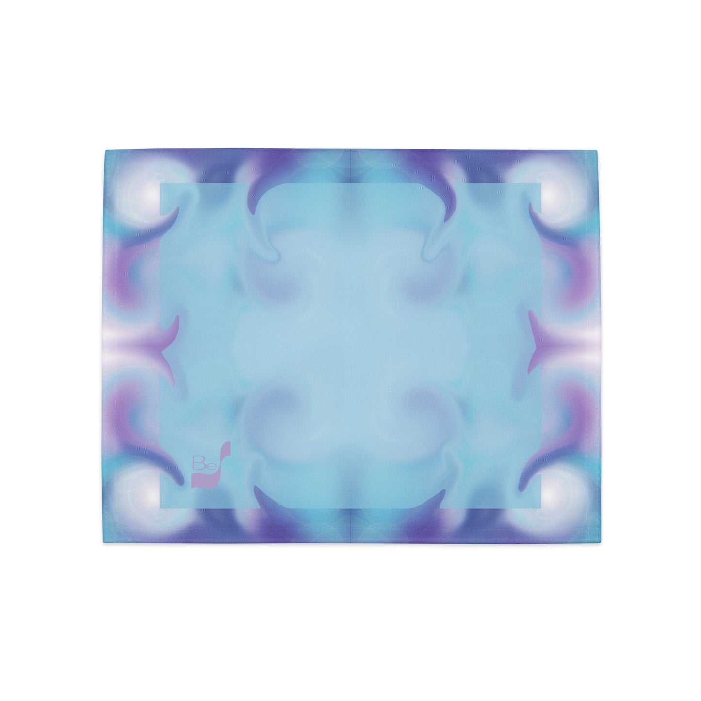 Swirling BeSculpt Kaleidoscope Turquoise Placemat Set of 4