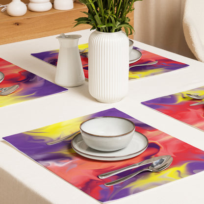 Airless BeSculpt Abstract Placemat Set of 4