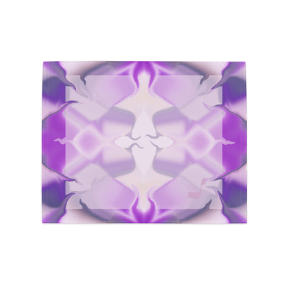 Ribbons Purple BeSculpt Abstract Art Kaleidoscope Summer Sky Placemat Set of 4