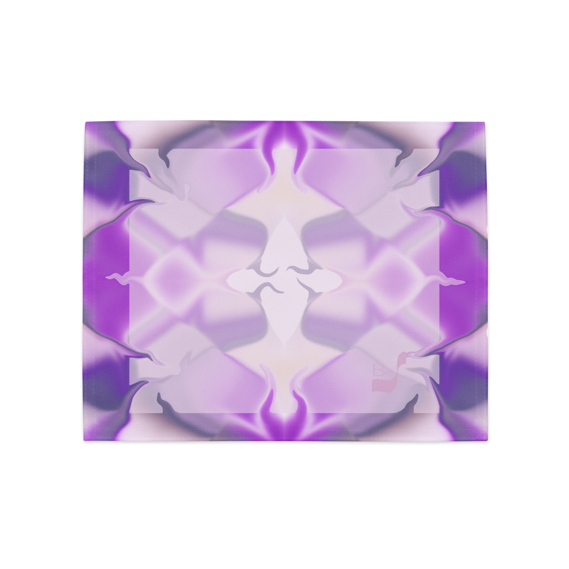 Ribbons Purple BeSculpt Abstract Art Kaleidoscope Summer Sky Placemat Set of 4