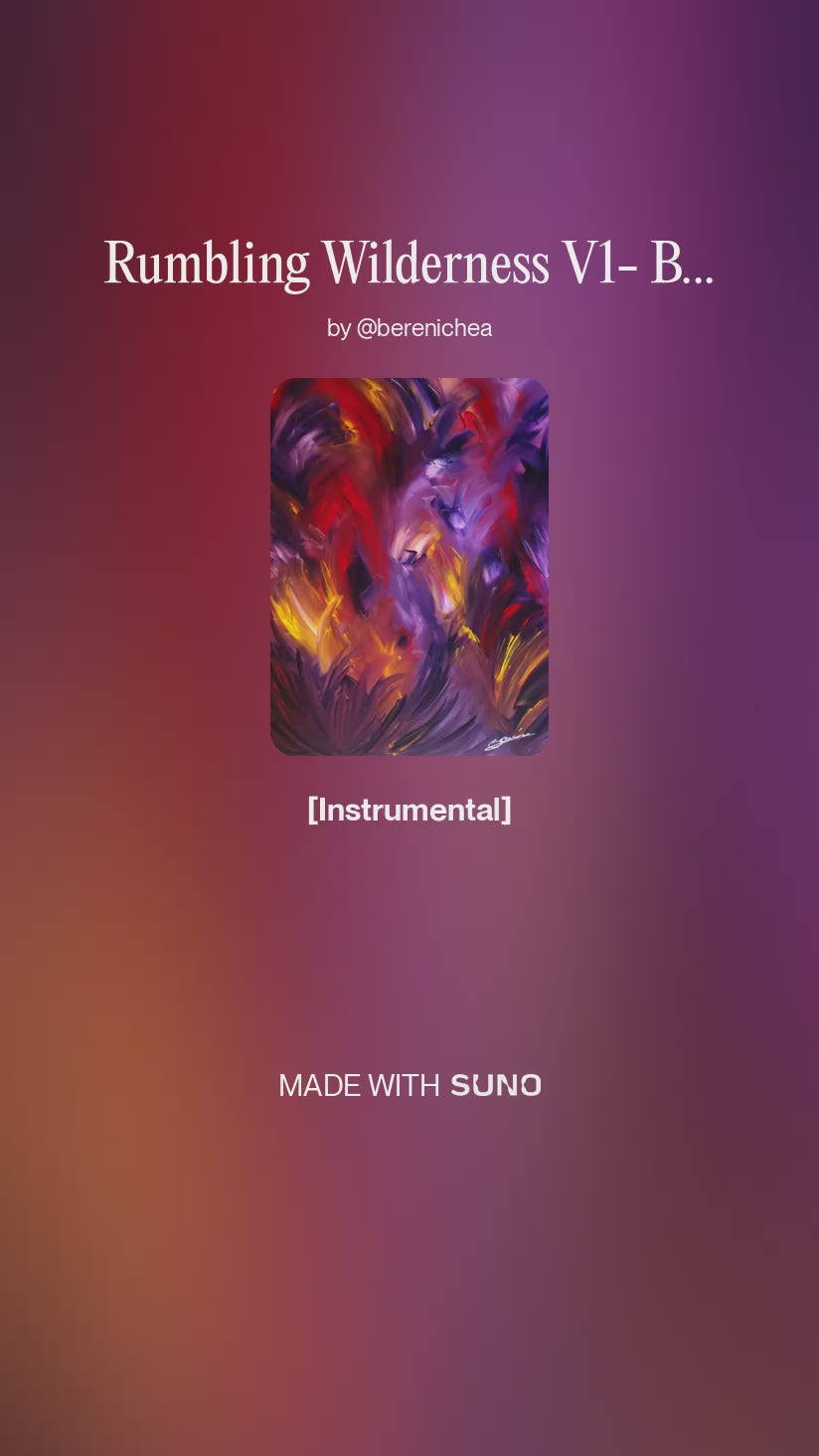 Rumbling Wilderness — an original cinematic orchestral instrumental by Bereniche Aguiar, part of the BeSculpt Art in Sound experience