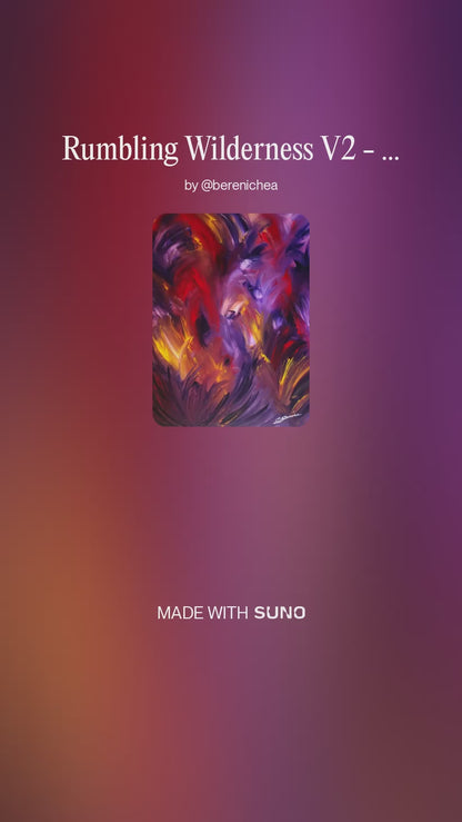 Rumbling Wilderness — an original cinematic soul instrumental by Bereniche Aguiar, part of the BeSculpt Art in Sound experience