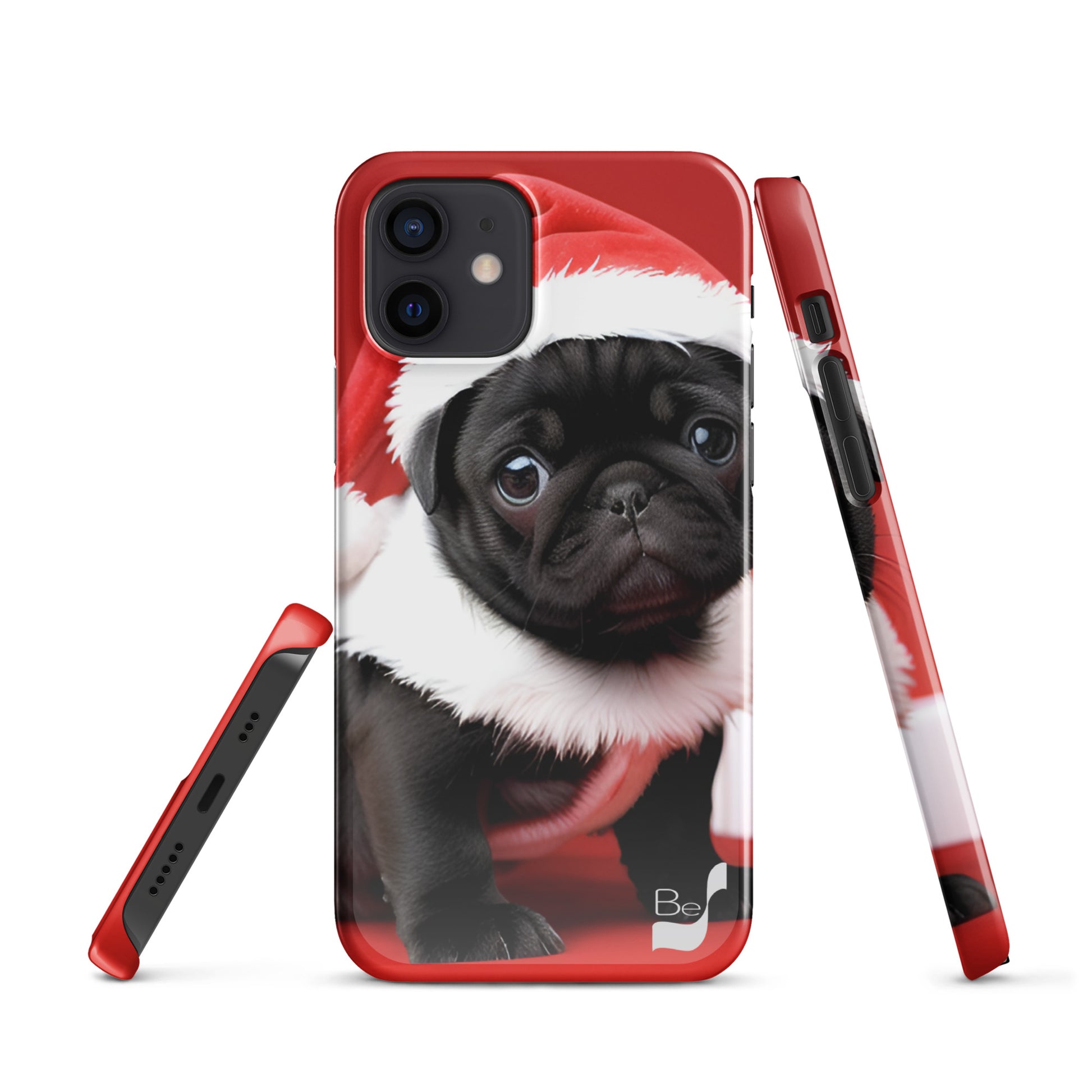 Pug Claus BeSculpt Photographic Art Snap Case for iPhone®